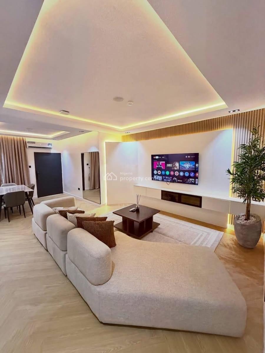 Luxurious 2 Bedroom Serviced & Furnished Apartment,pool,24/7 Services, Serene and Well Secured Neighborhood, Wuse 2, Abuja, Flat / Apartment for Rent