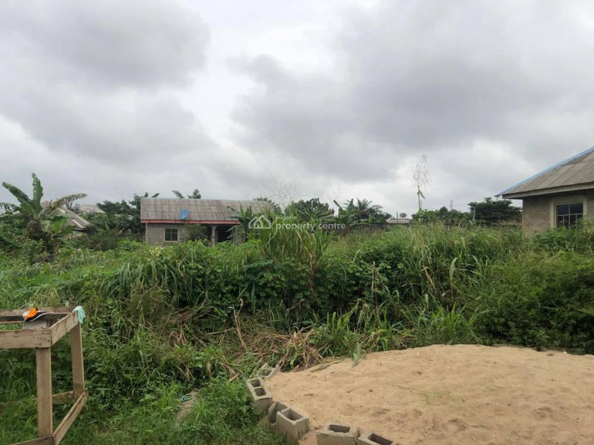 3 Bedroom Bungalow Roofed Not Plastered on One Plot and Quarter Dry La, at Ikoga, Muwo Badagry, Lagos State.  Good Access Road, Badagry, Lagos, Detached Bungalow for Sale