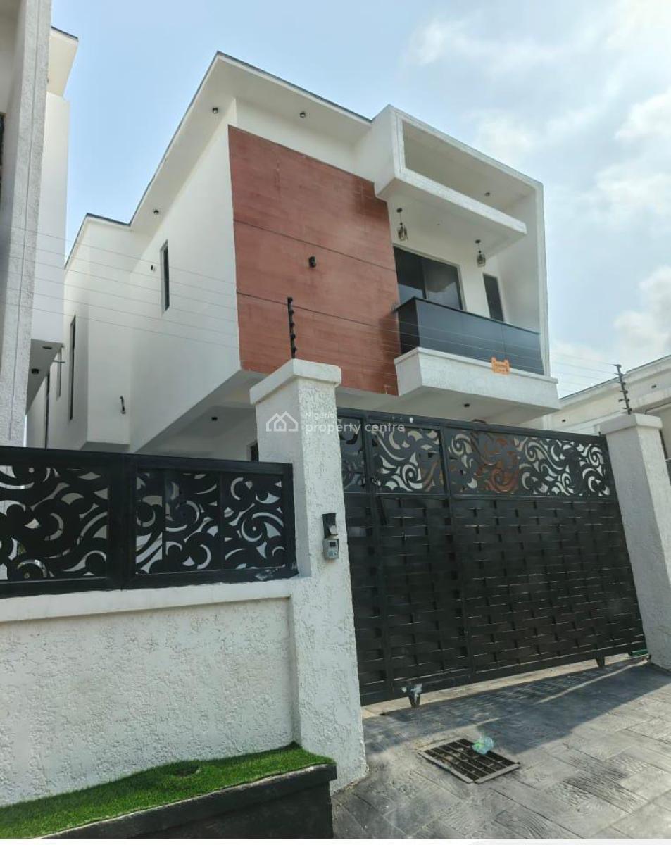 Brand New & Spacious 4 Bedroom Fully Detached Duplex with Bq, Sangotedo, Ajah, Lagos, Detached Duplex for Sale
