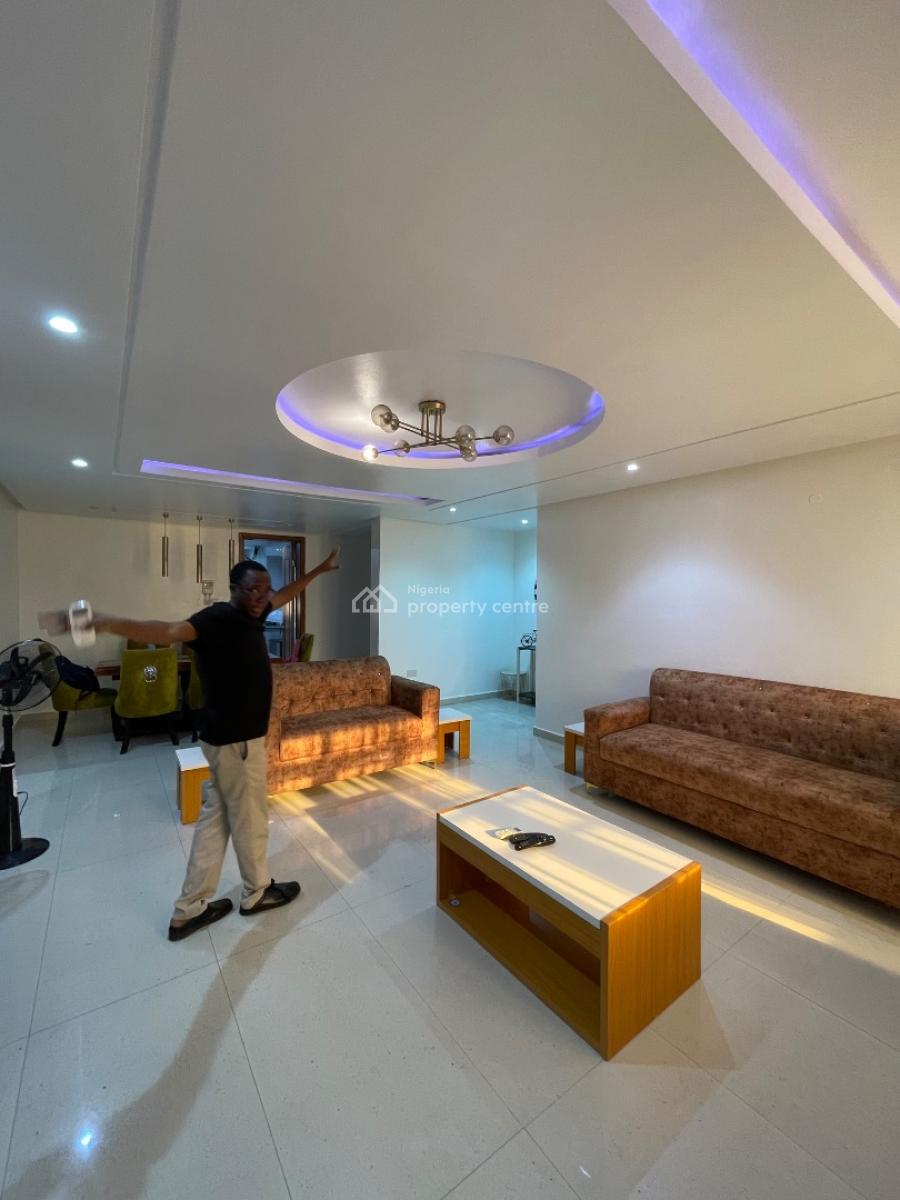 Gorgeous Fully Furnished & Serviced 3 Bedroom Apartment with Bq & Pool, Lekki Phase 1, Lekki, Lagos, Flat / Apartment for Rent