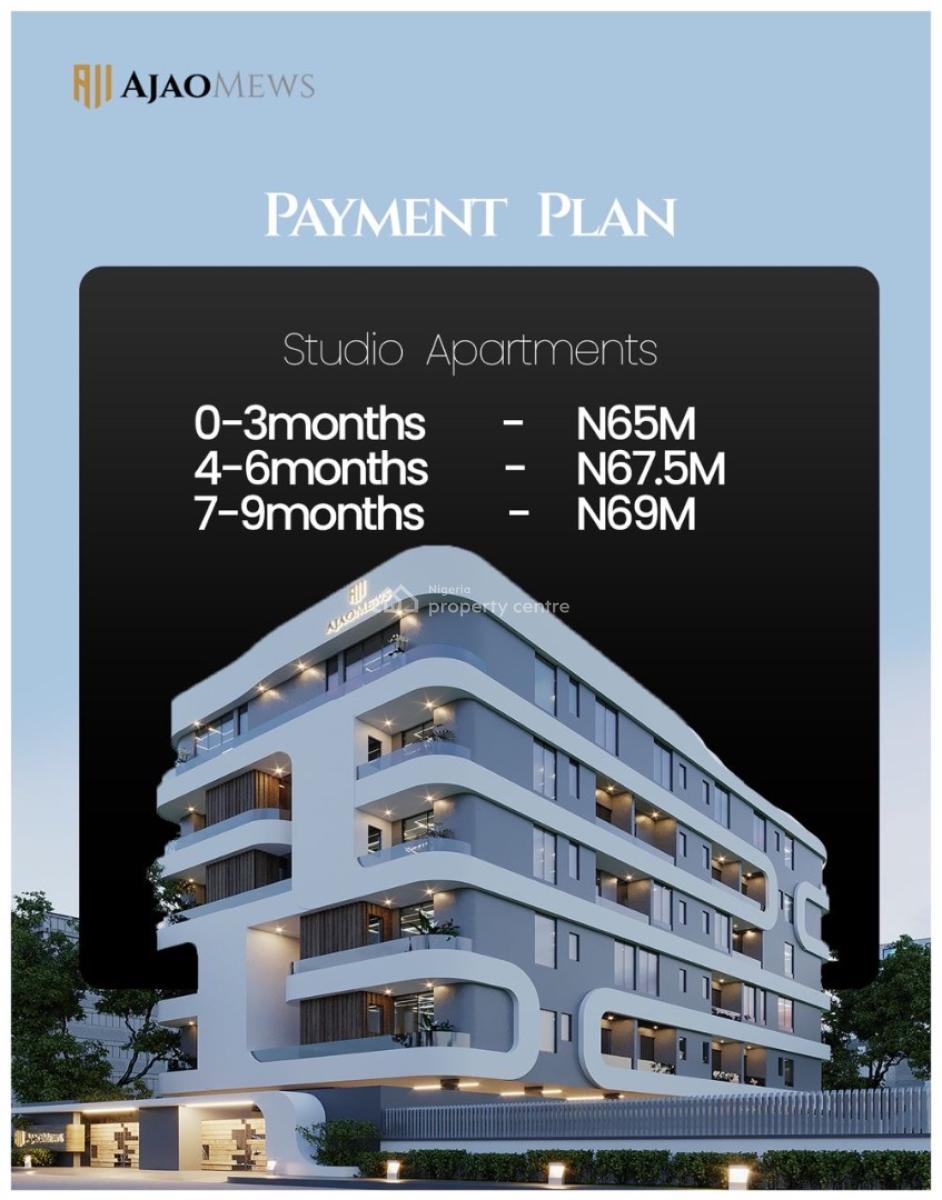 Luxury Studio Apartment in The Heart of Ikeja, Ajao Estate, 5minutes From The Airport, Ikeja, Lagos, Flat / Apartment for Sale