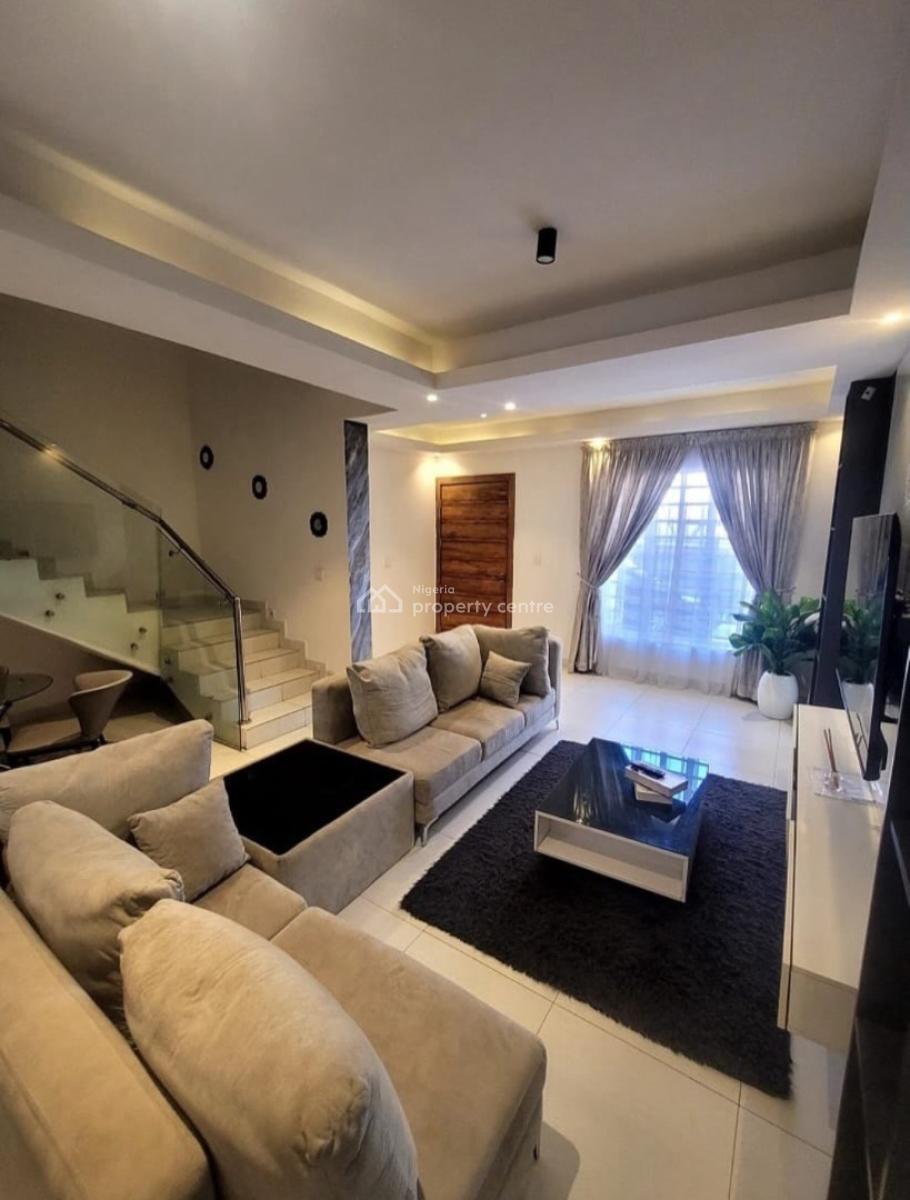 Furnished Or Unfurnished 4 Bedroom En-suite Townhouse with Fully Fitte, Lekki Phase 1, Lekki, Lagos, Terraced Duplex for Rent