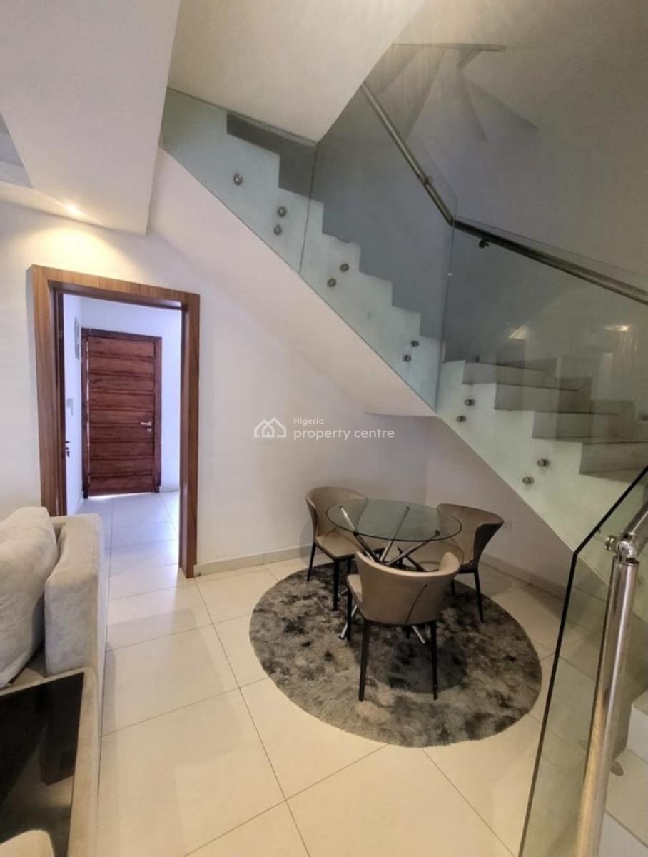 Furnished Or Unfurnished 4 Bedroom En-suite Townhouse with Fully Fitte, Lekki Phase 1, Lekki, Lagos, Terraced Duplex for Rent