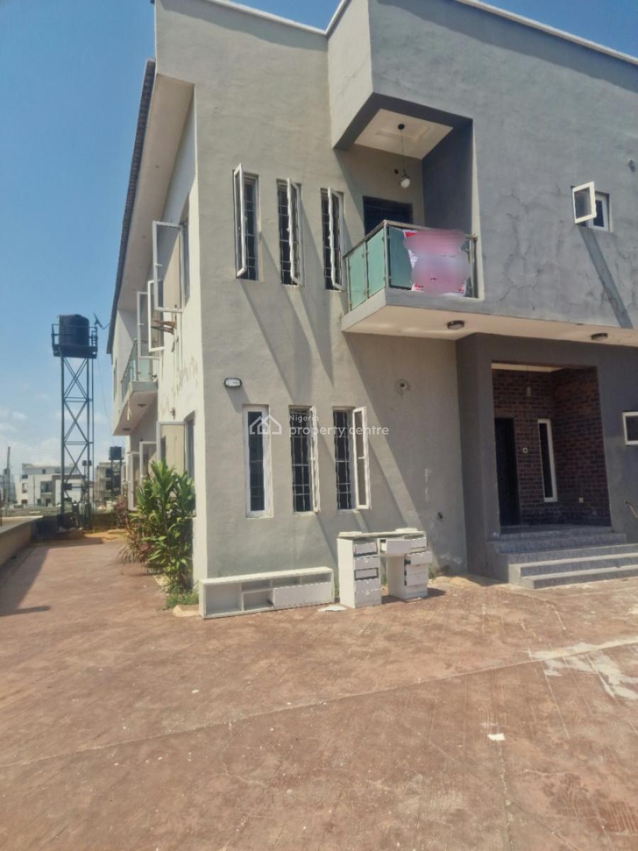 Spacious 4 Bedroom Semi - Detached House with a Room Bq, Lakeview Park 2 Estate, Orchid Road, Lafiaji Road, Second Toll Gate,, Lekki, Lagos, Flat / Apartment for Rent