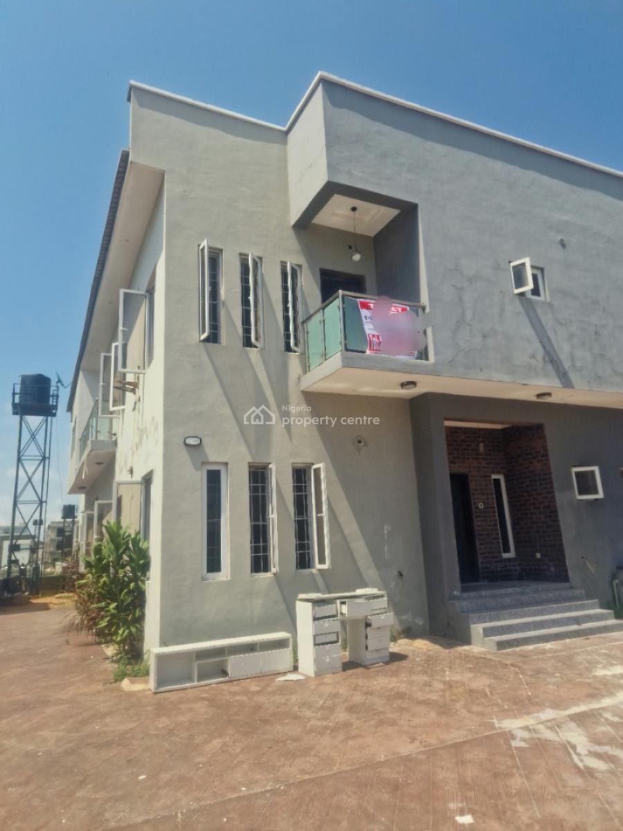 Spacious 4 Bedroom Semi - Detached House with a Room Bq, Lakeview Park 2 Estate, Orchid Road, Lafiaji Road, Second Toll Gate,, Lekki, Lagos, Flat / Apartment for Rent