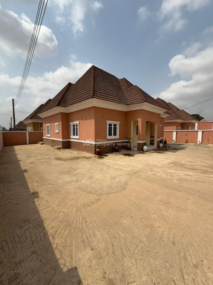 3 Bedroom Bungalow with Space for Bq 100% Finished  N85,000,000 Kubwa, Kubwa, Abuja, Detached Bungalow for Sale