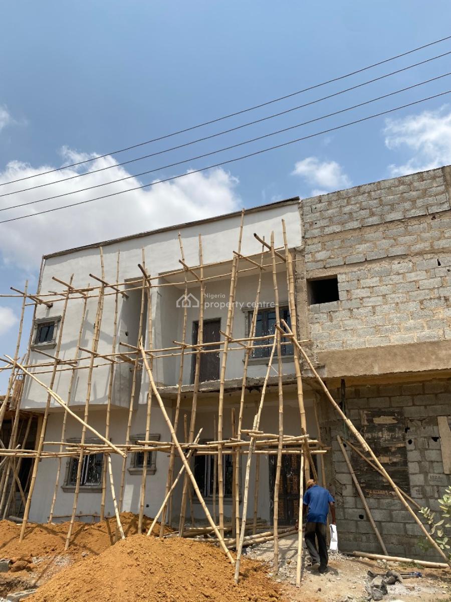 Luxury 4 Bedroom Terrace Duplex, Eagles Court Estate, Lugbe District, Abuja, Semi-detached Duplex for Sale