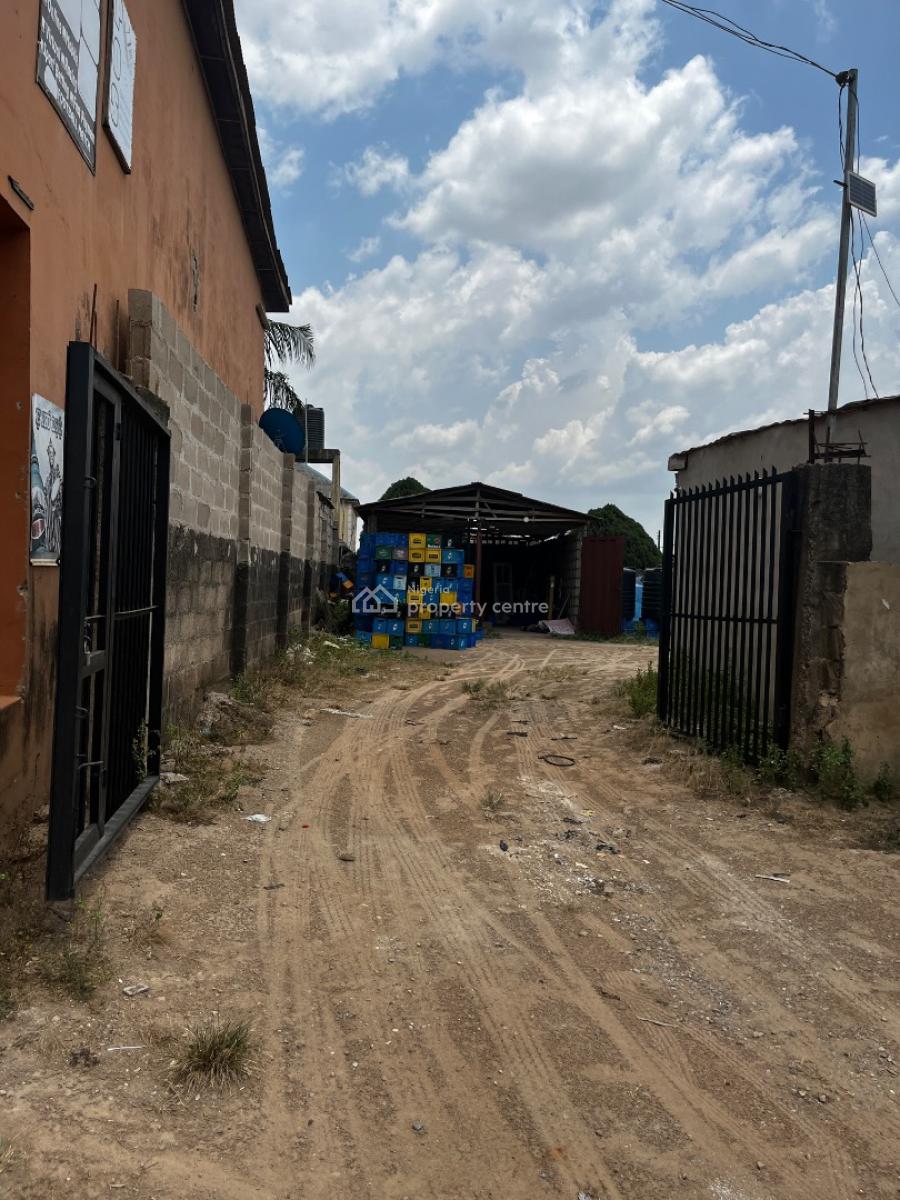 a  Full Plot of Dry,fenced and Gated Land Suitable for Commercial Purp, Facing Mowe Ofada Road, Mowe Ofada, Ogun, Commercial Land for Sale