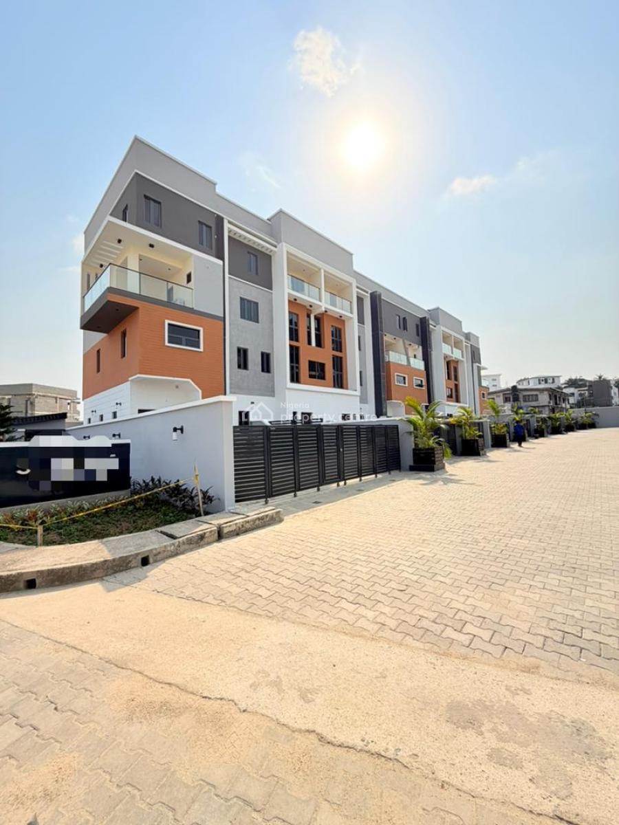 Newly Built 4 Bedroom Masionette Apartment with a Bq (on 2 Floors), Opebi, Ikeja, Lagos, Flat / Apartment for Sale