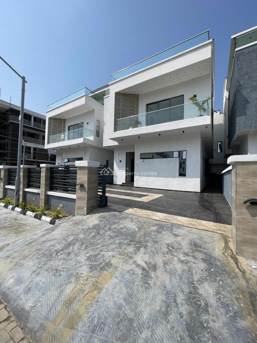 Nicely Built 5 Bedroom Fully Detached Duplex with a Bq and Cinema, Osapa, Lekki, Lagos, Detached Duplex for Sale