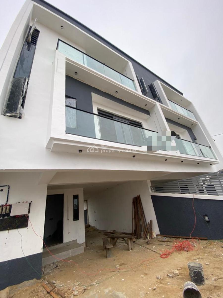 Spacious 4-bedroom Semi-detached House, Located in a Secure Environmen, Sangotedo Ajahh, Lekki, Lagos, Semi-detached Duplex for Sale