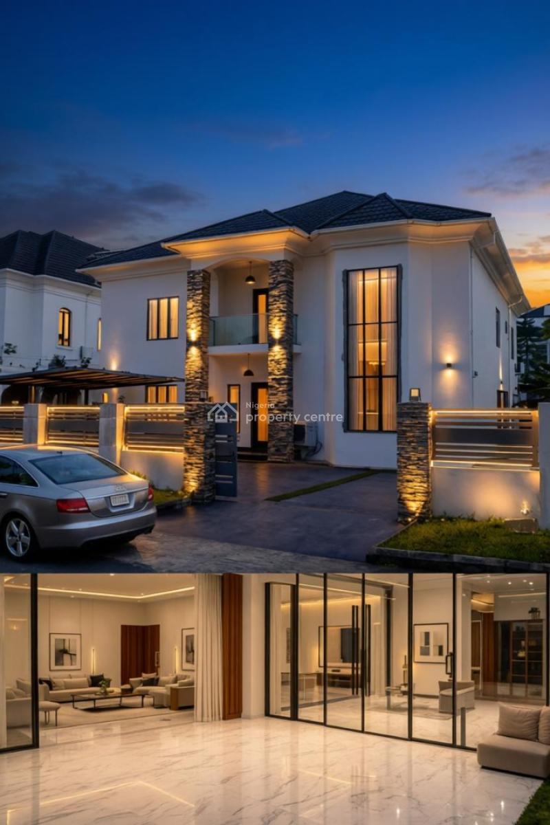 Very Clean 5 Bedroom with Bq and Swimming Pool, Royal Garden Estate, Lekki, Lagos, Detached Duplex for Rent