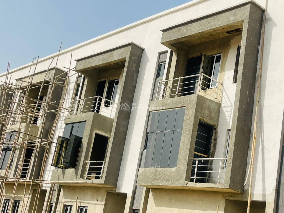 Newly Built Spacious 4 Bedroom Terraces Duplex with Bq, Jahi, Abuja, Terraced Duplex for Sale