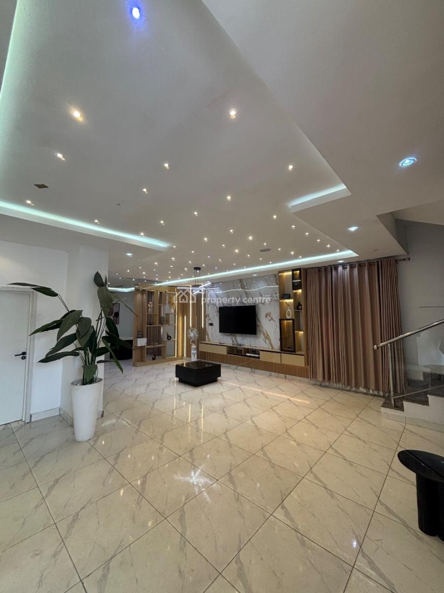 Fully Furnished 4-bedroom Smarthome Semi-detached Duplex + Q at Guzape, By Coza Guzape, Guzape District, Abuja, Terraced Duplex for Rent