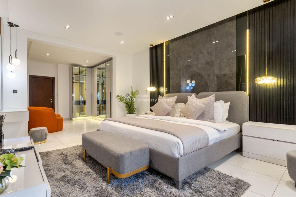 -a Brand New Luxury 3bedroom with Gym, Balconies, Bathrobes, Washing M, Lekki Phase 1, Lekki, Lagos, Flat / Apartment Short Let