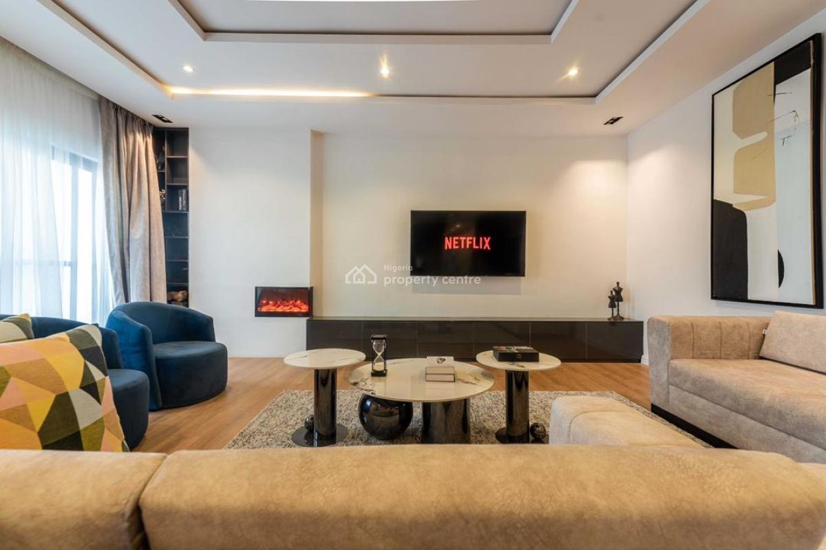 -a Brand New Luxury 3bedroom with Gym, Balconies, Bathrobes, Washing M, Lekki Phase 1, Lekki, Lagos, Flat / Apartment Short Let