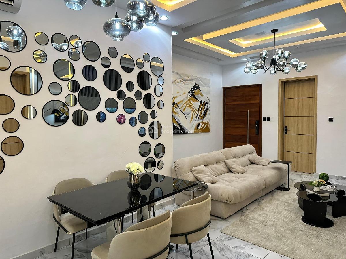 -a Brand New Luxury 1bedroom with Gym, Balconies, Bathrobes, Washing M, Lekki Phase 1, Lekki, Lagos, Flat / Apartment Short Let