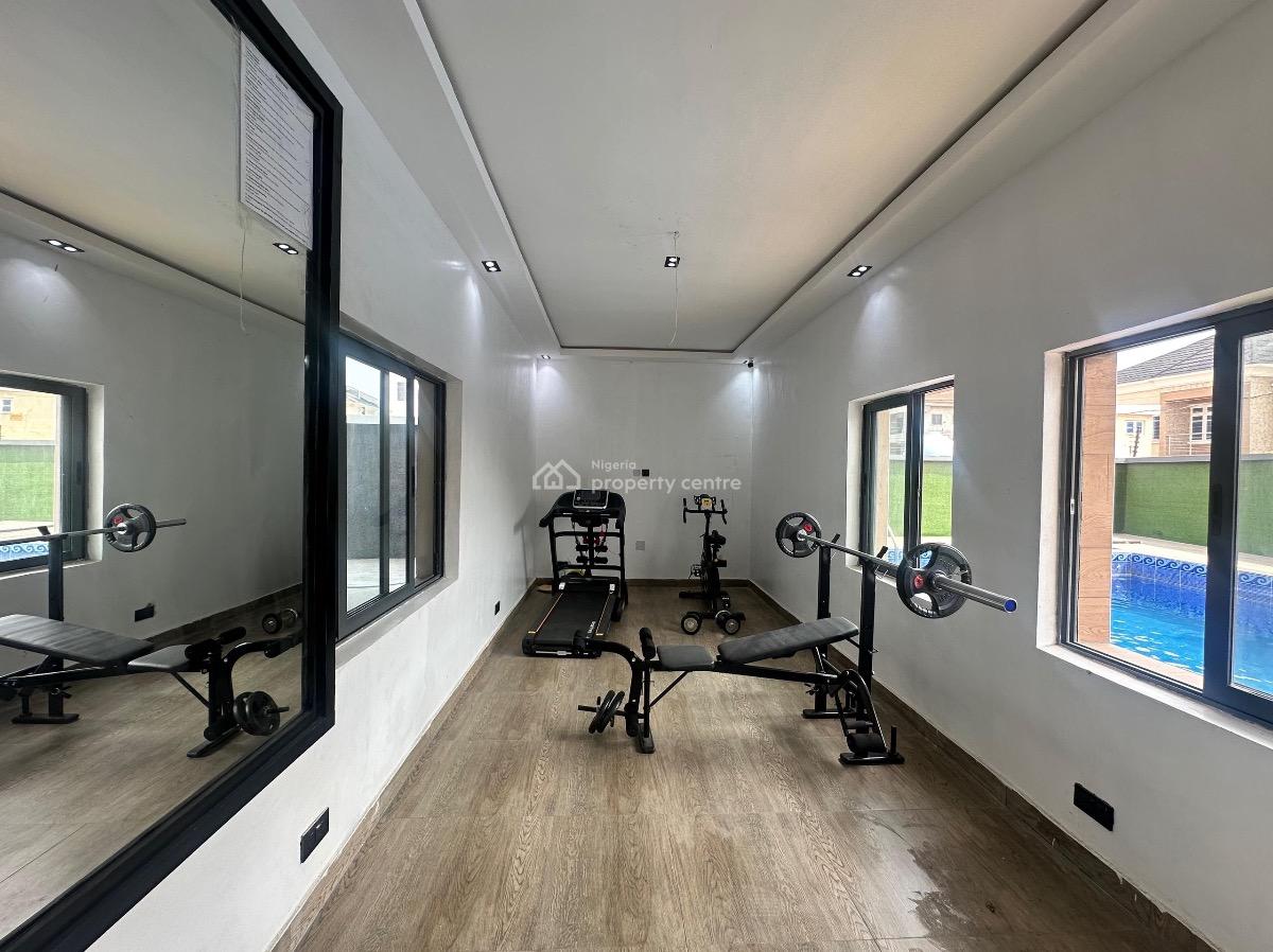 -a Brand New Luxury 1bedroom with Gym, Balconies, Bathrobes, Washing M, Lekki Phase 1, Lekki, Lagos, Flat / Apartment Short Let