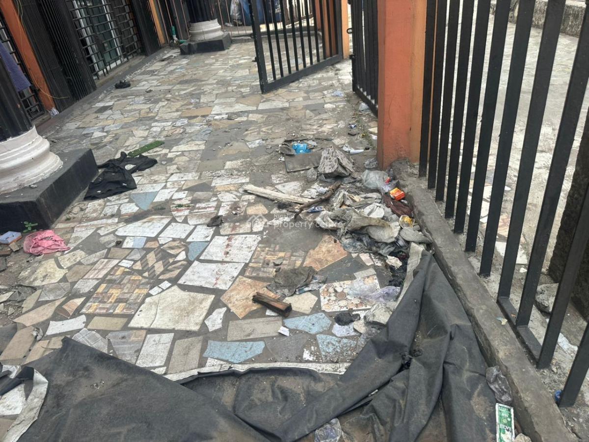 Commercial 3 Shops with 2bedroom Flat, Dopemu, Agege, Lagos, Commercial Property for Rent
