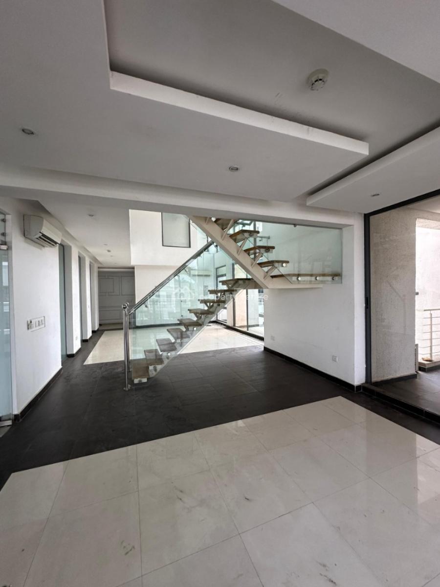 Well Finished Serviced 3 Bedroom Maisonette with a Room Bq, Banana Island, Ikoyi, Lagos, Terraced Duplex for Rent