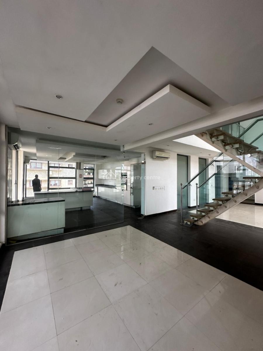 Well Finished Serviced 3 Bedroom Maisonette with a Room Bq, Banana Island, Ikoyi, Lagos, Terraced Duplex for Rent