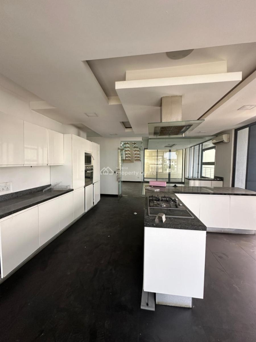 Well Finished Serviced 3 Bedroom Maisonette with a Room Bq, Banana Island, Ikoyi, Lagos, Terraced Duplex for Rent