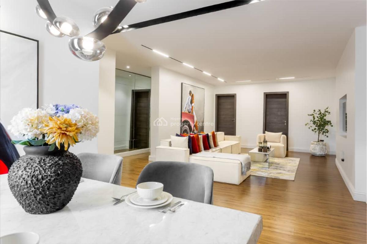 Luxury 3-bed Beige Unit with Housekeeping and Unlimited Wifi, Ensuite Bedrooms, Netflix and Spacious Balcony, Lekki Phase 1, Lekki, Lagos, Flat / Apartment Short Let