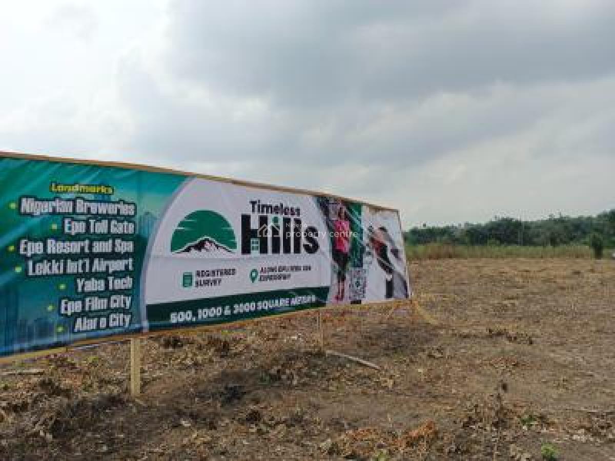 Land Measuring 500 Square Meters, Timeless Hill, Odo-elewu, Epe /ijebu-ode Toll-gate, Epe, Lagos, Residential Land for Sale