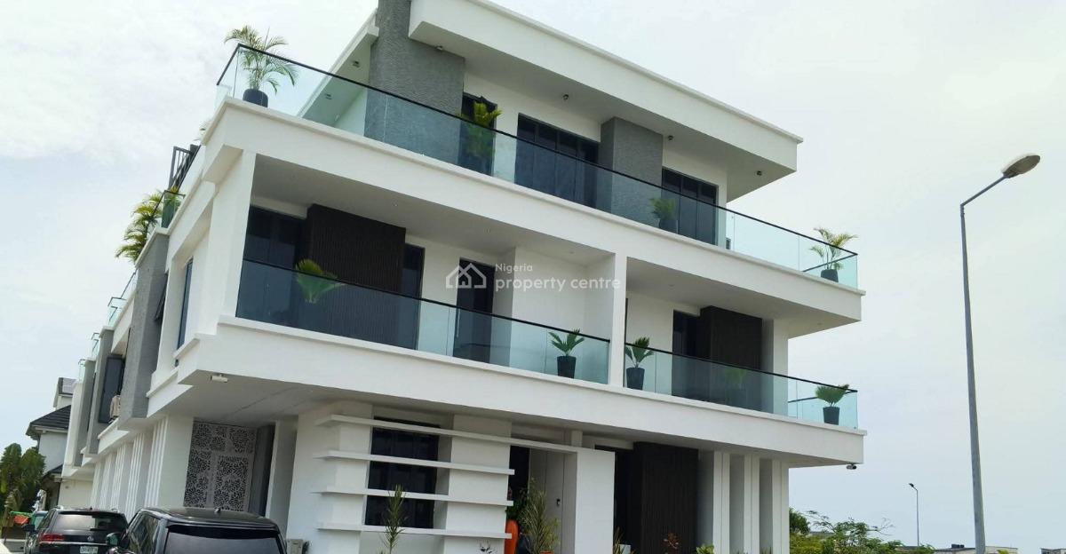 Spacious Tastefully Finished 5 Bedroom Duplex, Cowrie Creek Estate, Ikate, Lekki, Lagos, Semi-detached Duplex for Rent