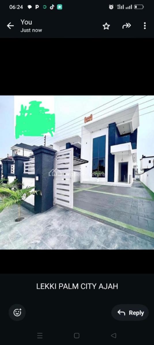 5 Bedroom Duplex in a Secured Estate in Ajah, Off Addo Rd, Ajah, Lagos, Detached Duplex for Sale