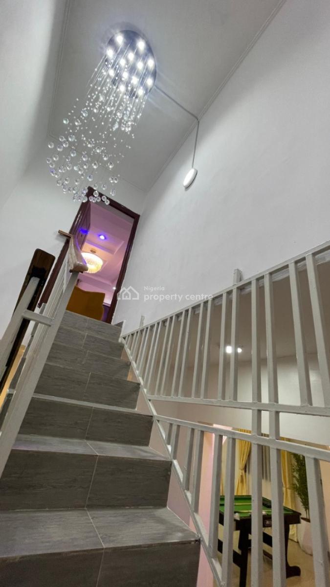 Fully Furnished Luxury 4bedrooms Semi Duplex with Spacious Bq in an Es, Lekki Phase 1 Elf Bustop Zenith Bank Lekki Lagos., Lekki, Lagos, Semi-detached Duplex for Rent