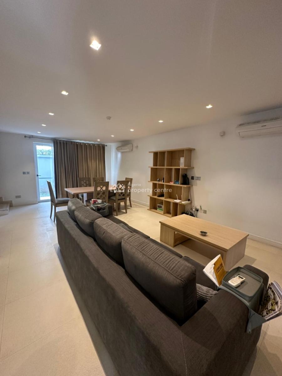 Luxurious Fully Serviced 3 Bedroom Terrace with a Room Bq, Banana Island, Ikoyi, Lagos, Terraced Duplex for Rent