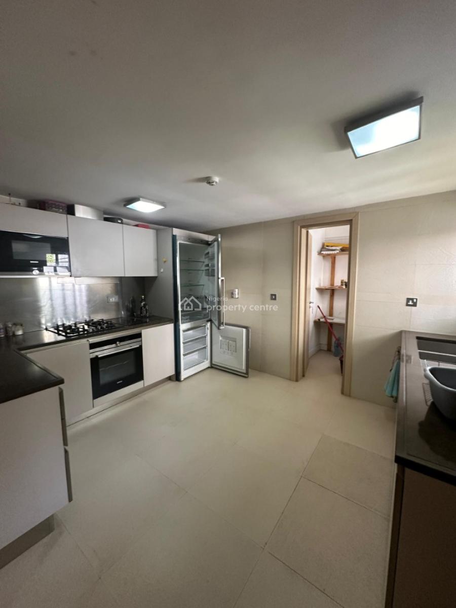 Luxurious Fully Serviced 3 Bedroom Terrace with a Room Bq, Banana Island, Ikoyi, Lagos, Terraced Duplex for Rent