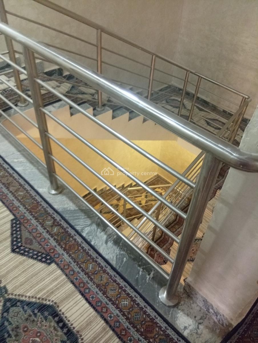 4bedroom Terrace Duplex with Ac, Solar Inverter, Generator,private Gat, Kado Tarred Road, Kado, Abuja, Terraced Duplex for Rent