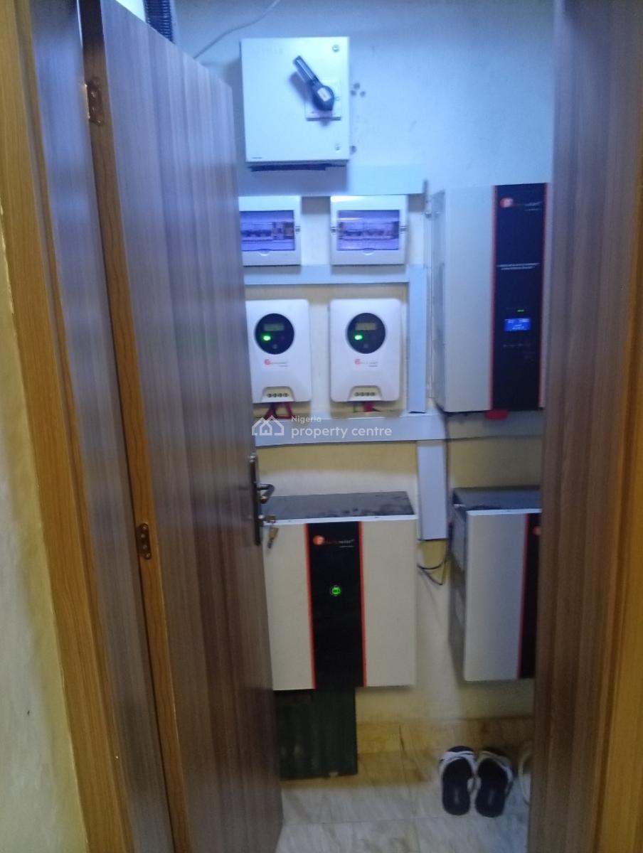 4bedroom Terrace Duplex with Ac, Solar Inverter, Generator,private Gat, Kado Tarred Road, Kado, Abuja, Terraced Duplex for Rent