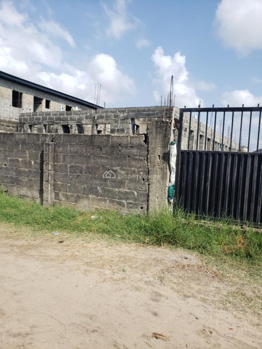 Ar Esidential Uncompleted Building, Atlantic View Estate By General Paint Ajah, Ajah, Lagos, Terraced Duplex for Sale