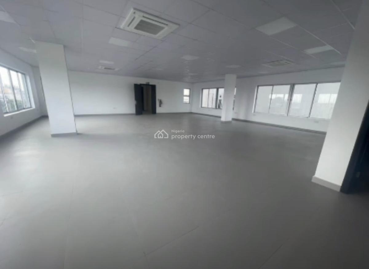 Serviced 216sqm Open Floor Office Space, Sabo, Yaba, Lagos, Office Space for Rent