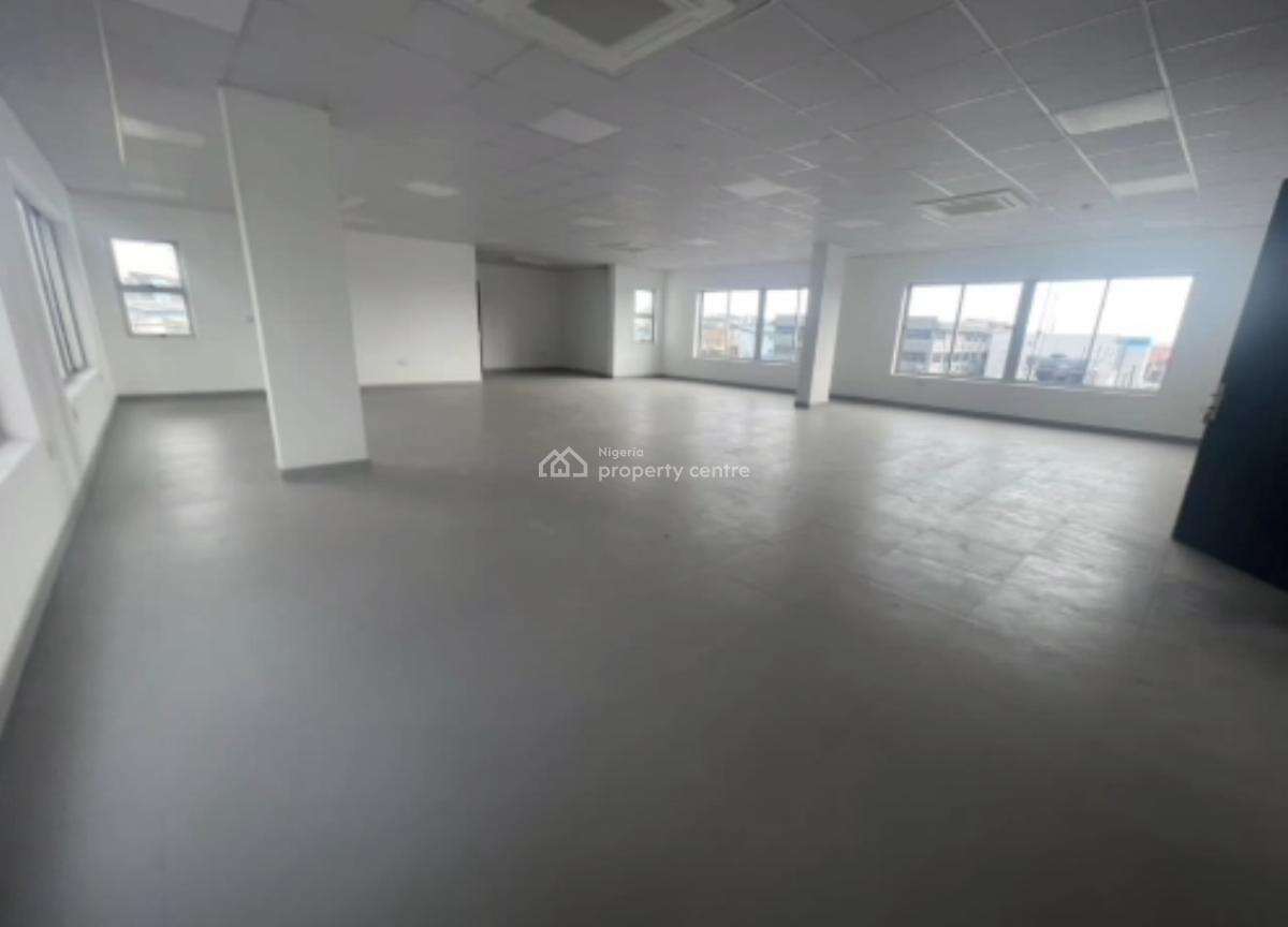 Serviced 216sqm Open Floor Office Space, Sabo, Yaba, Lagos, Office Space for Rent