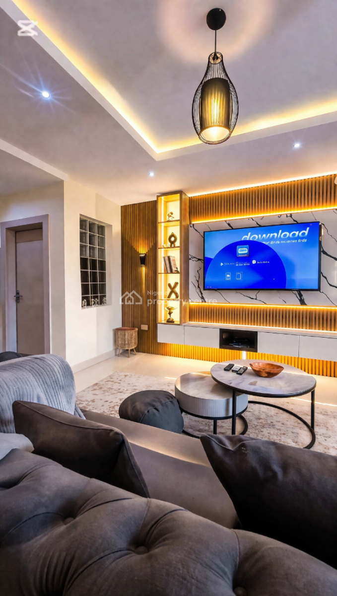 Furnished 2bedroom Flat, Tarred Road, Guzape District, Abuja, Flat / Apartment for Rent