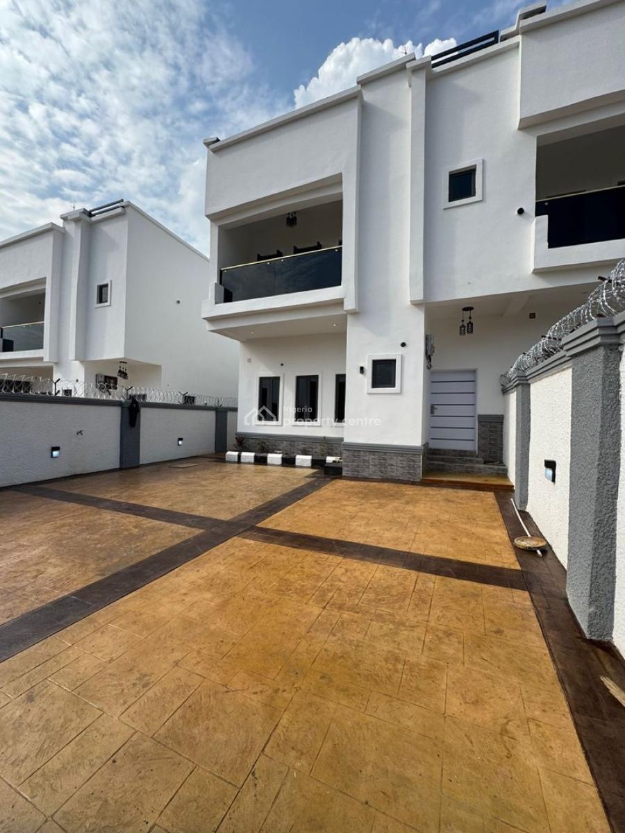 Newly Built 4bedroom Semi Detached Duplex, Along Voice of Nigeria, Airport Road, Lugbe District, Abuja, Semi-detached Duplex for Sale