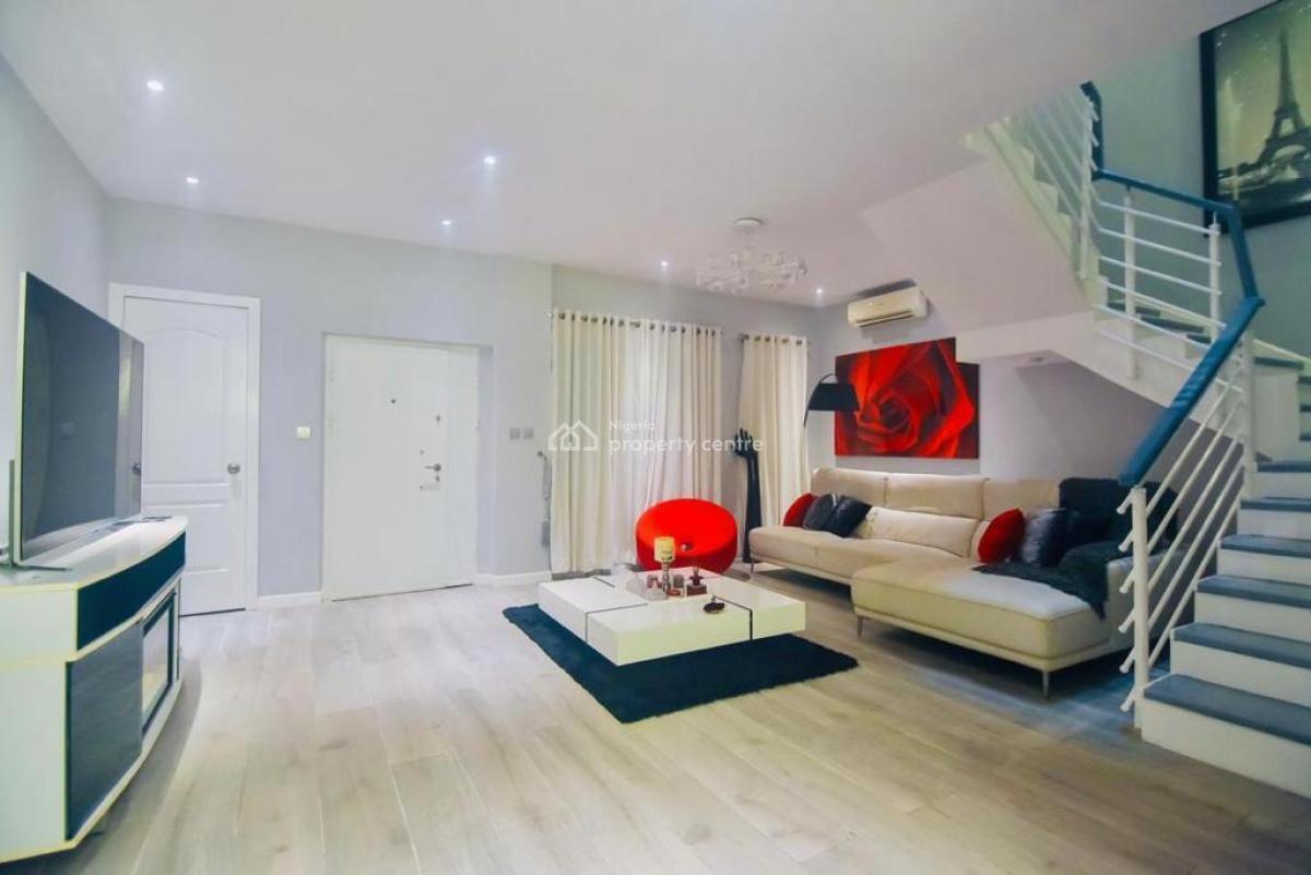 Luxury and Partly Furnished 4-bedroom Terrace Apartment (with Bq), Lekki Phase 1, Lekki, Lagos, Flat / Apartment for Rent
