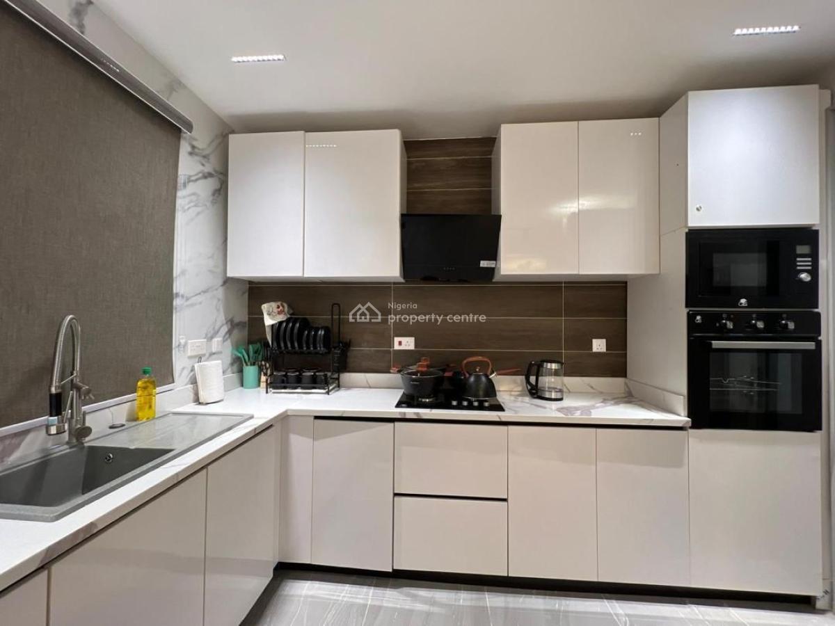 Brand New Luxury 2 Bedroom Alexa Smart Home with 4 Balconies, Lekki Phase 1, Lekki, Lagos, Flat / Apartment Short Let
