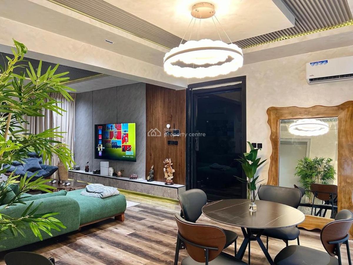 Brand New Luxury 2 Bedroom Alexa Smart Home with 4 Balconies, Lekki Phase 1, Lekki, Lagos, Flat / Apartment Short Let