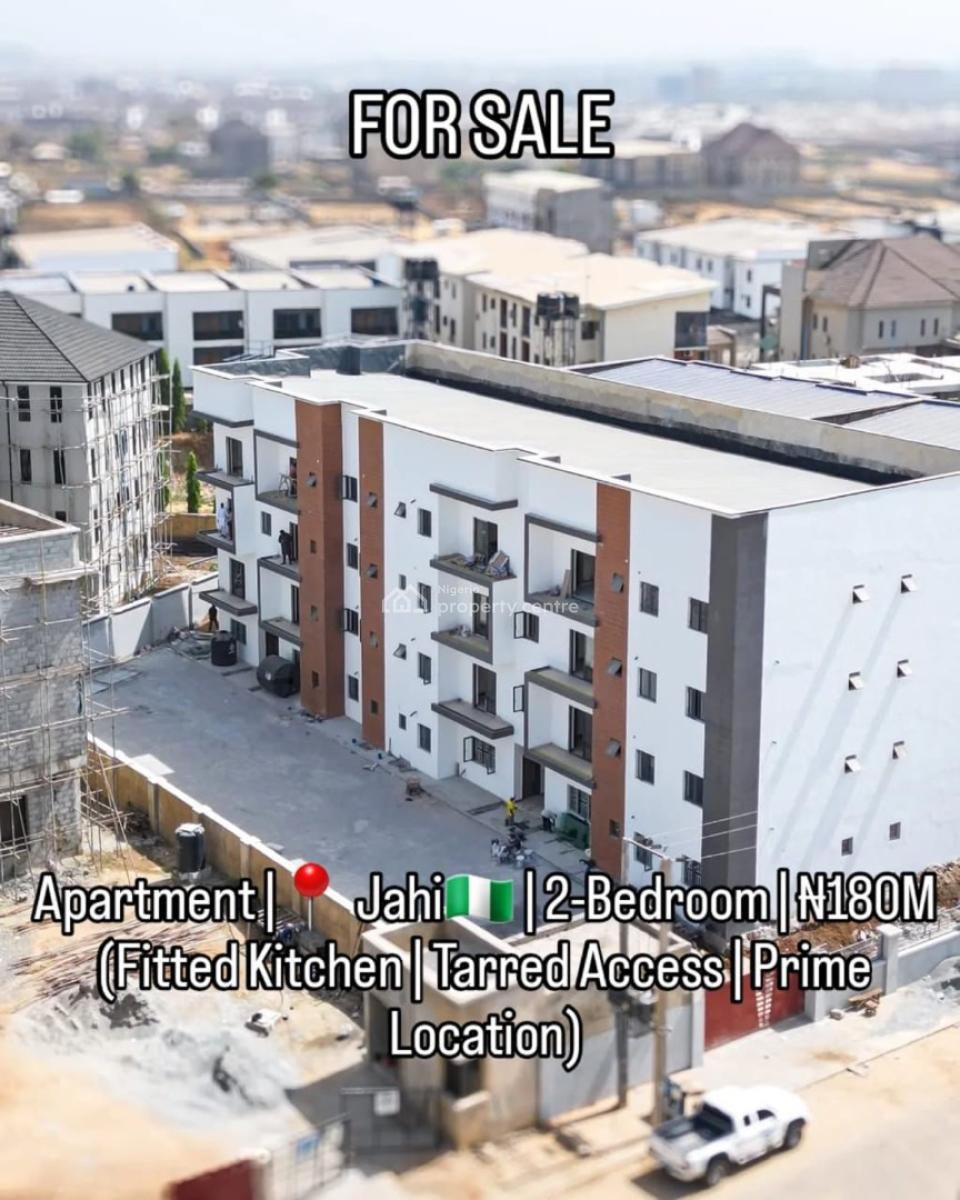 Well-finished 2-bedroom Apartment, Jahi, Abuja, Flat / Apartment for Sale