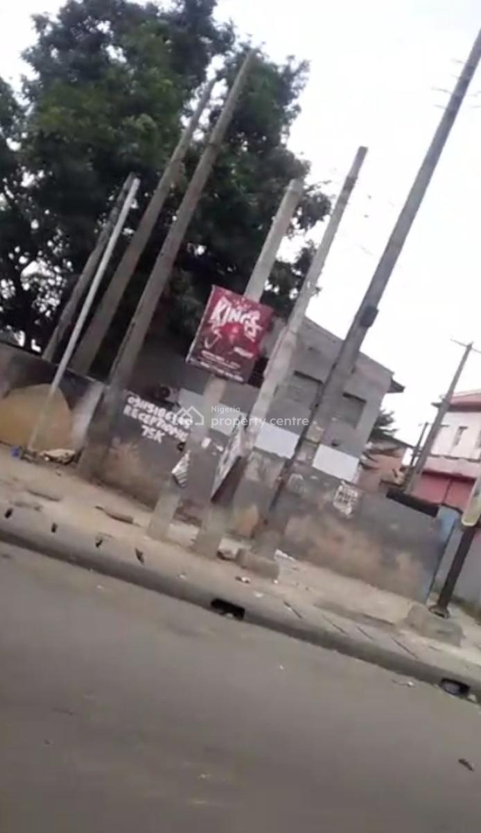 1212 Square Meters Land with Redevelop Structure in a Good Location, Commercial Avenue, Sabo, Yaba, Lagos, Commercial Land for Sale