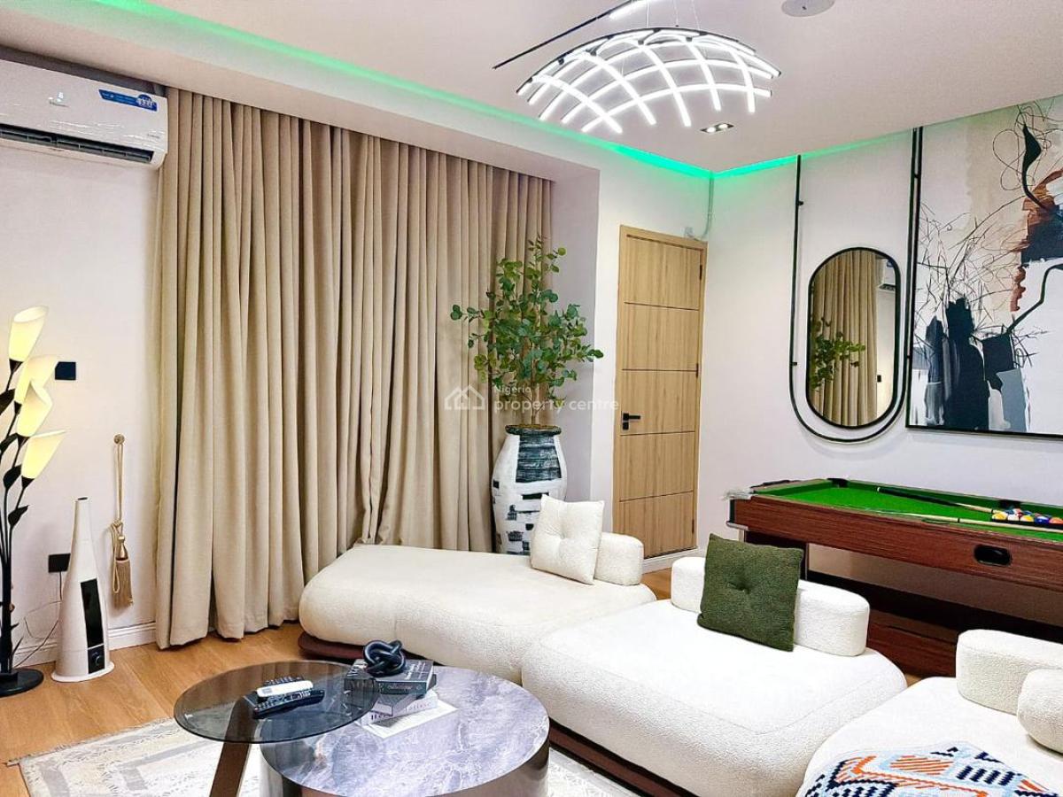 Brand New Luxury 2 Bedroom Apartment with Ps5, Snooker, Balcony, Lekki Phase 1, Lekki, Lagos, Flat / Apartment Short Let