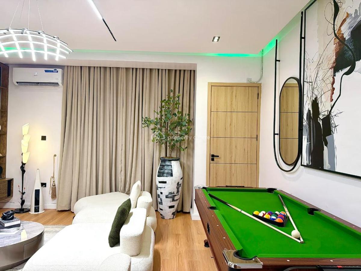 Brand New Luxury 2 Bedroom Apartment with Ps5, Snooker, Balcony, Lekki Phase 1, Lekki, Lagos, Flat / Apartment Short Let