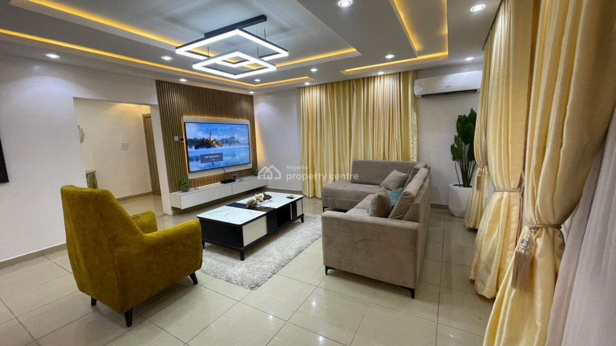 Fully Furnished Luxury 4bedrooms Semi Duplex with Spacious Bq, Lekki Phase 1 Elf Bustop Zenith Bank, Lekki, Lagos, Semi-detached Duplex for Rent