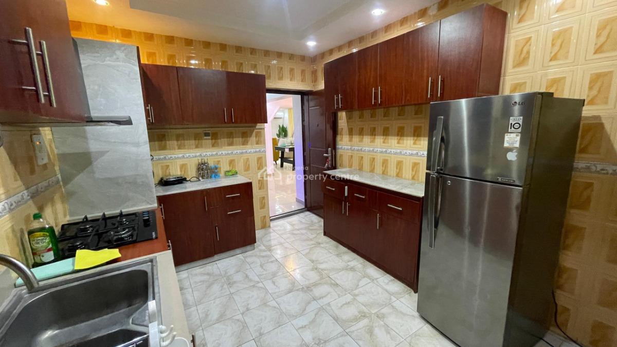 Fully Furnished Luxury 4bedrooms Semi Duplex with Spacious Bq, Lekki Phase 1 Elf Bustop Zenith Bank, Lekki, Lagos, Semi-detached Duplex for Rent
