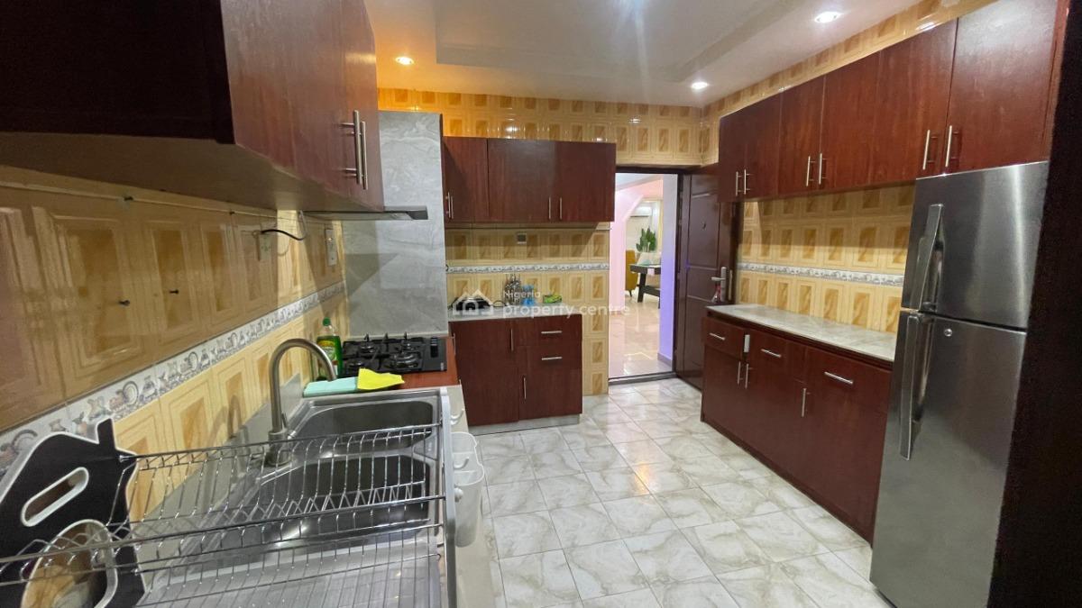 Fully Furnished Luxury 4bedrooms Semi Duplex with Spacious Bq, Lekki Phase 1 Elf Bustop Zenith Bank, Lekki, Lagos, Semi-detached Duplex for Rent
